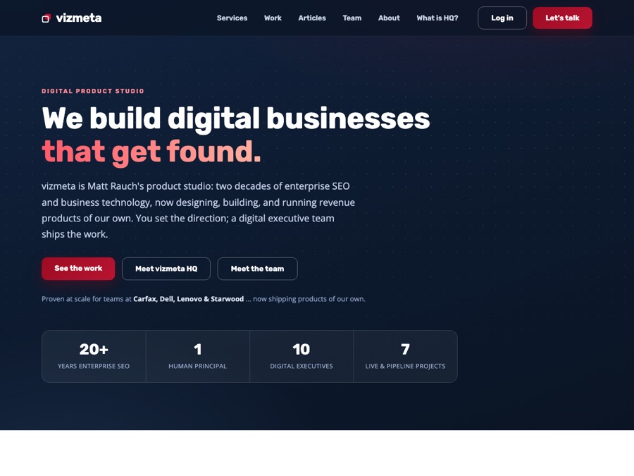 Vizmeta, a digital product studio in Minneapolis and St. Paul